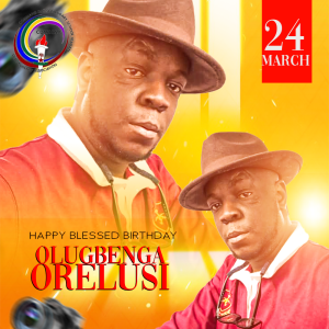 Birthday flier designed by Taslim Agboola