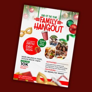 AGBOOLA ADEWALE TASLIM'S PORTFOLIOFamily Hangout Poster by Taslim Agboola