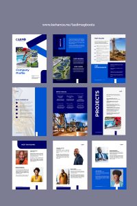 Agboola Adewale Taslim's portfolio company profile design for an engineering company