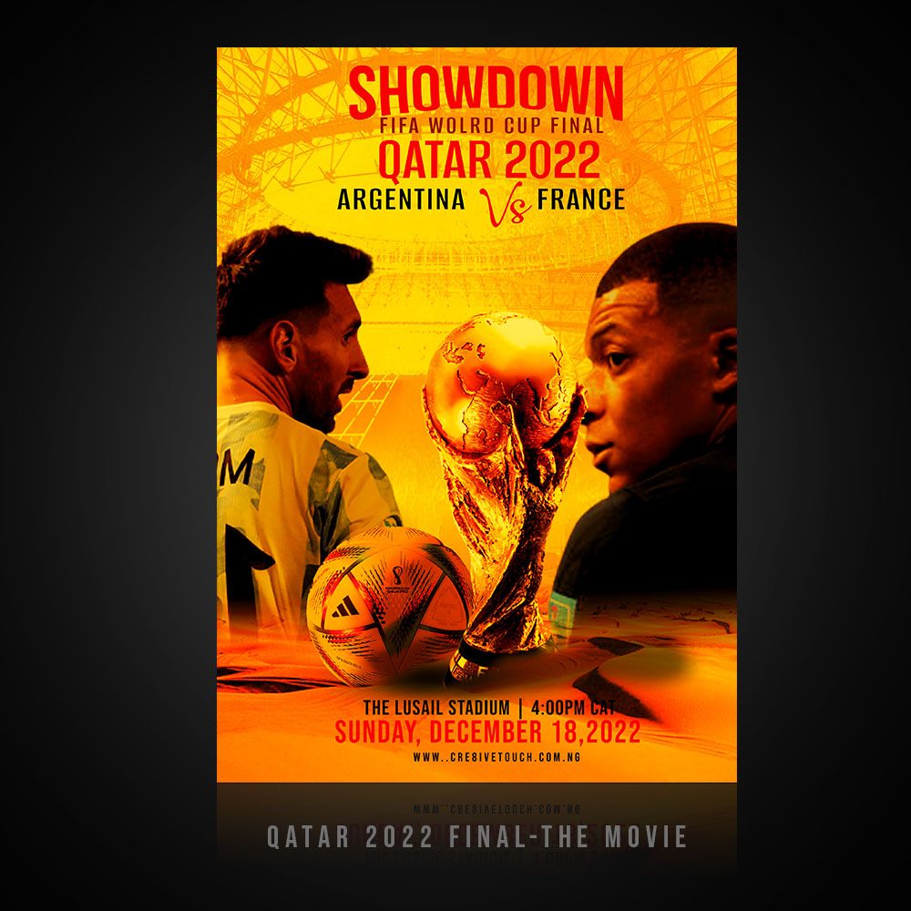 Qatar 2022 Final Match Poster